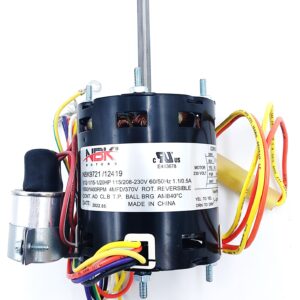 9721 Replacement Blower/Fan Motor – 115/208-230V – 1/12-1/20 HP – 1550/1400 RPM