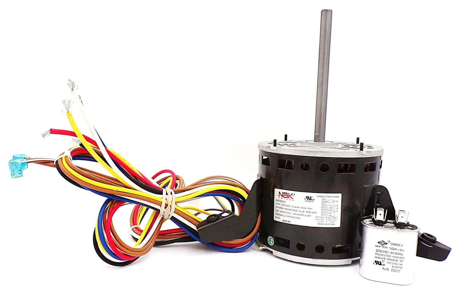 1/2 HP DIRECT DRIVE Blower Motor – 208-230V – 1075 RPM - Exact FIT for GE Replacements