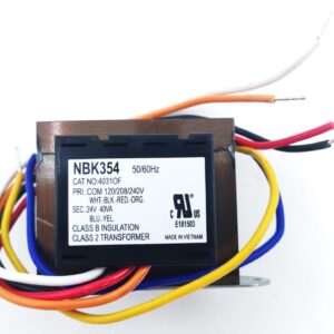 40VA HVAC Control Transformer – 120/208/240V Primary – 24V Secondary