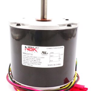 York S1-02436237000 Replacement Condenser Fan Motor – 1/4 HP – 850 RPM – 208/230V