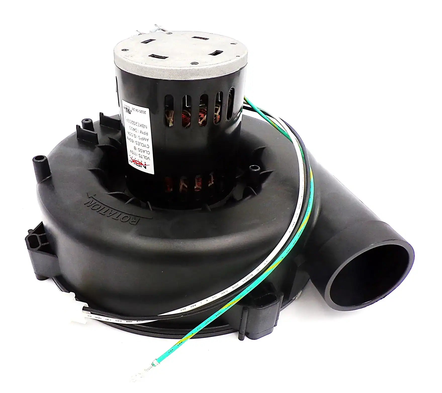 Lennox 67K0401 Replacement Draft Inducer Motor – 115V (Fasco A163)